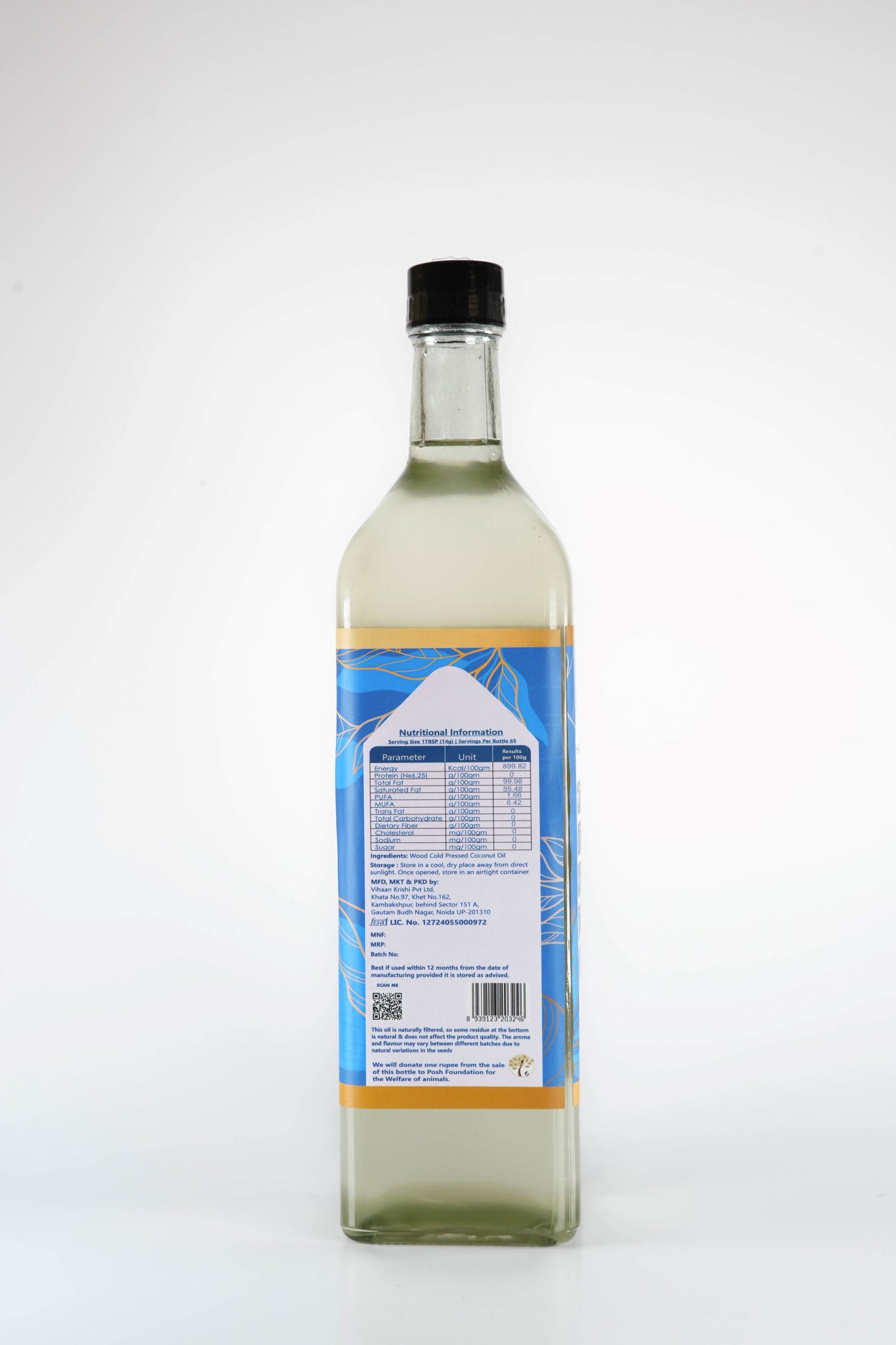 Wood Cold Pressed Coconut Oil