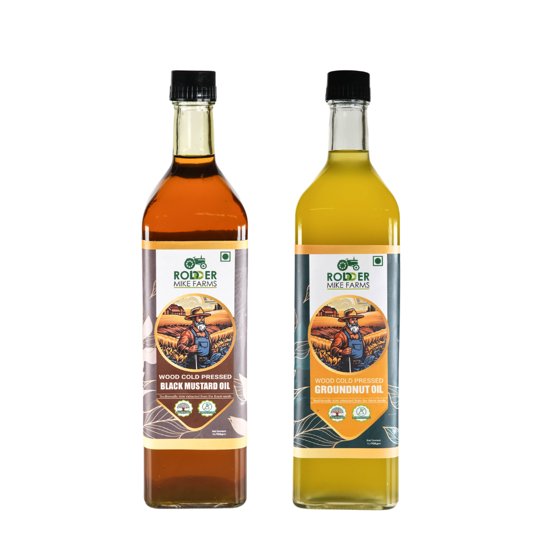 Combo Offer (1L Groundnut Oil + 1L Black Mustard Oil)