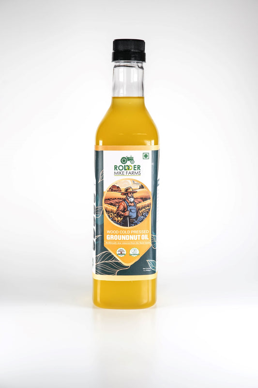 Wood Cold Pressed Groundnut Oil