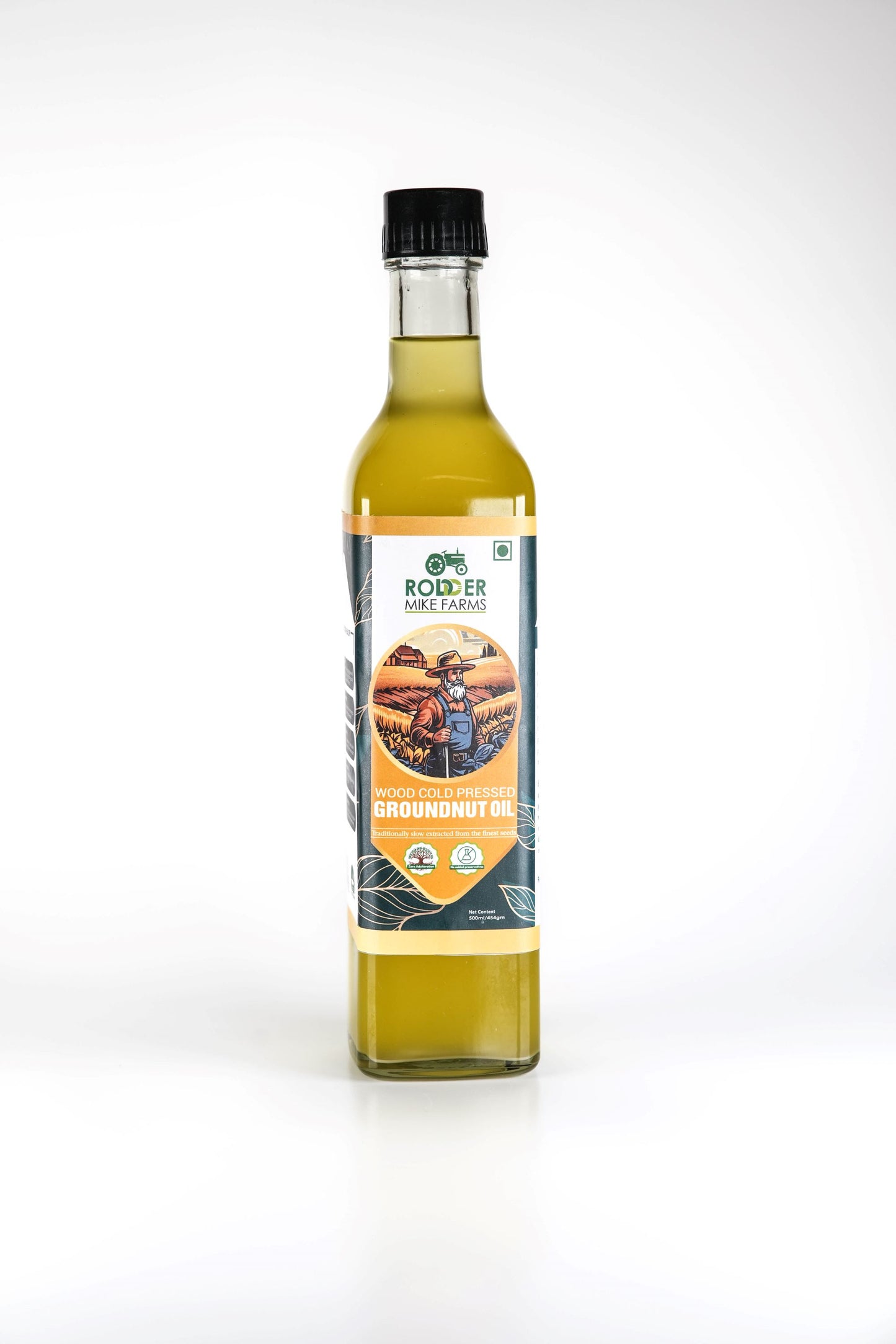 Wood Cold Pressed Groundnut Oil