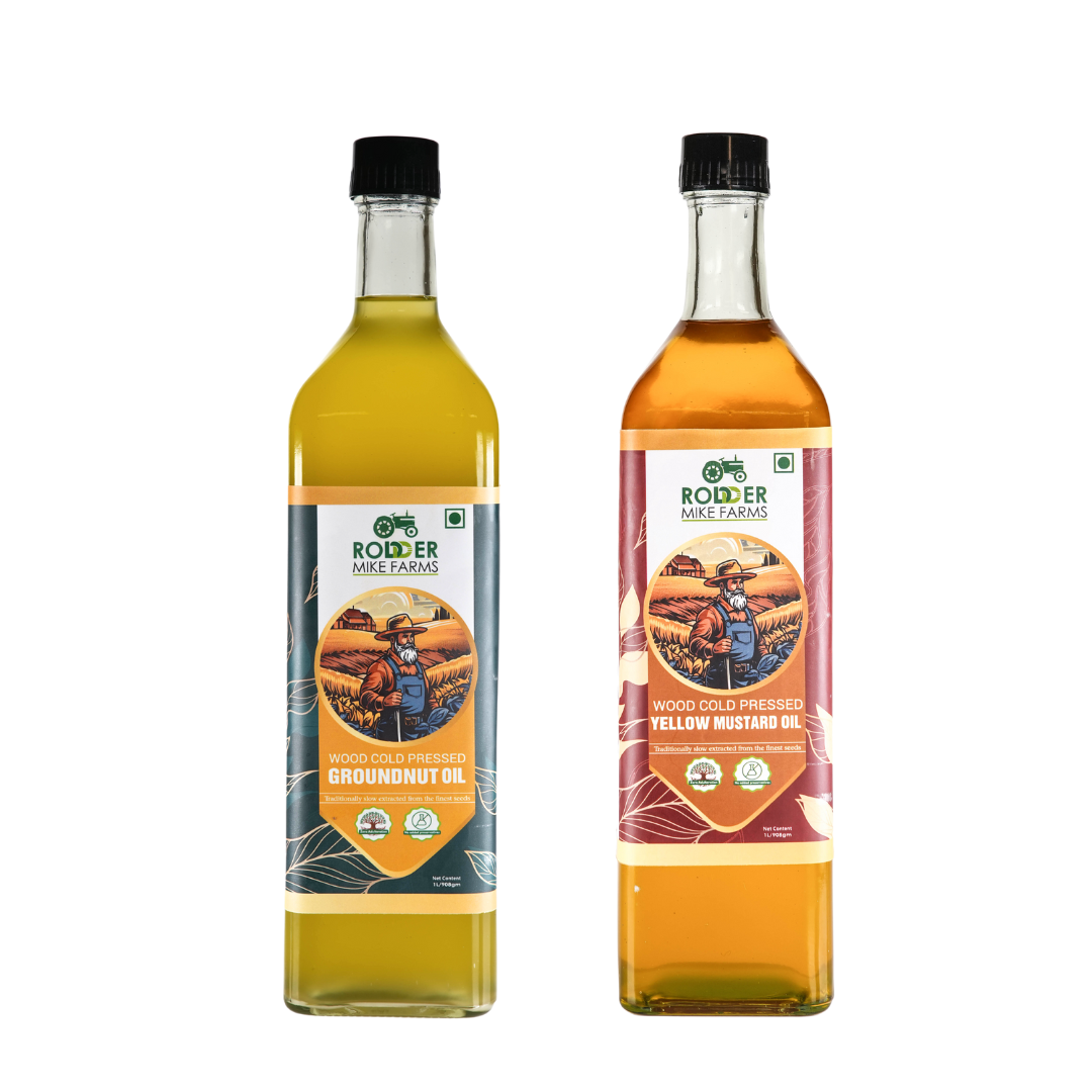 Combo Offer (1L Groundnut Oil + 1L Yellow Mustard Oil)