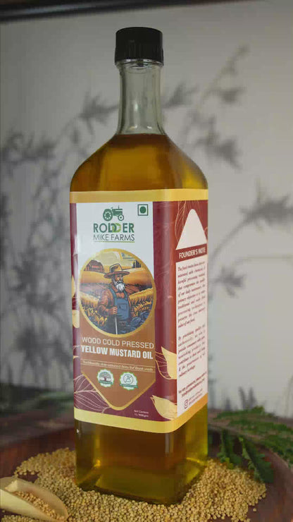 Wood Cold Pressed Yellow Mustard Oil